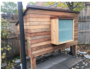 outdoor shelter made of wood